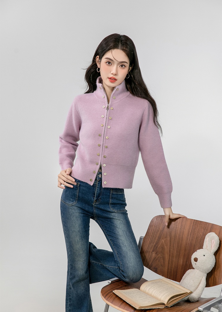 Lazy autumn sweater Korean style cardigan for women