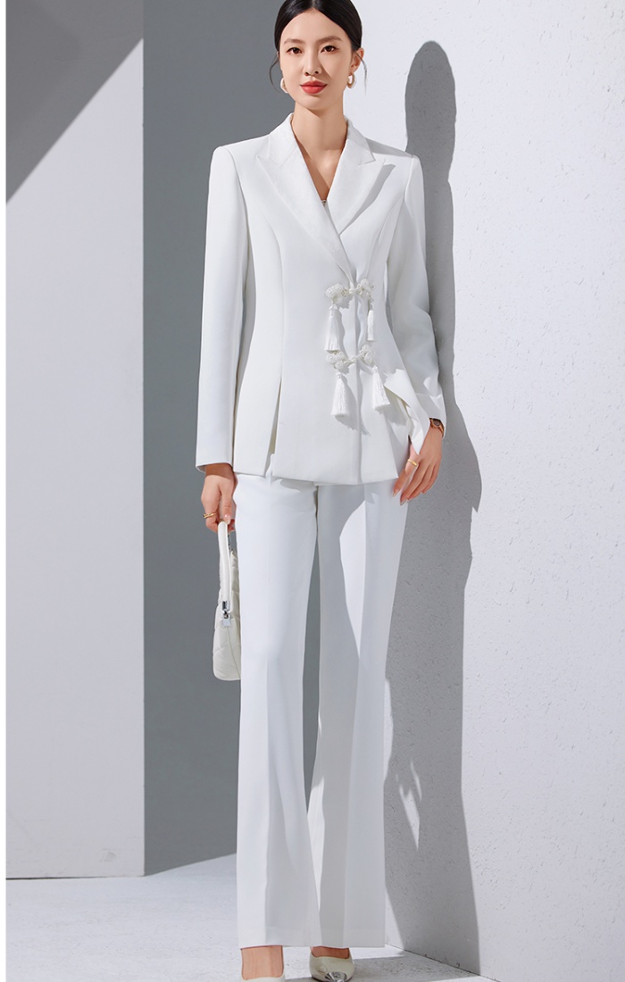 Overalls business suit suit pants 2pcs set for women