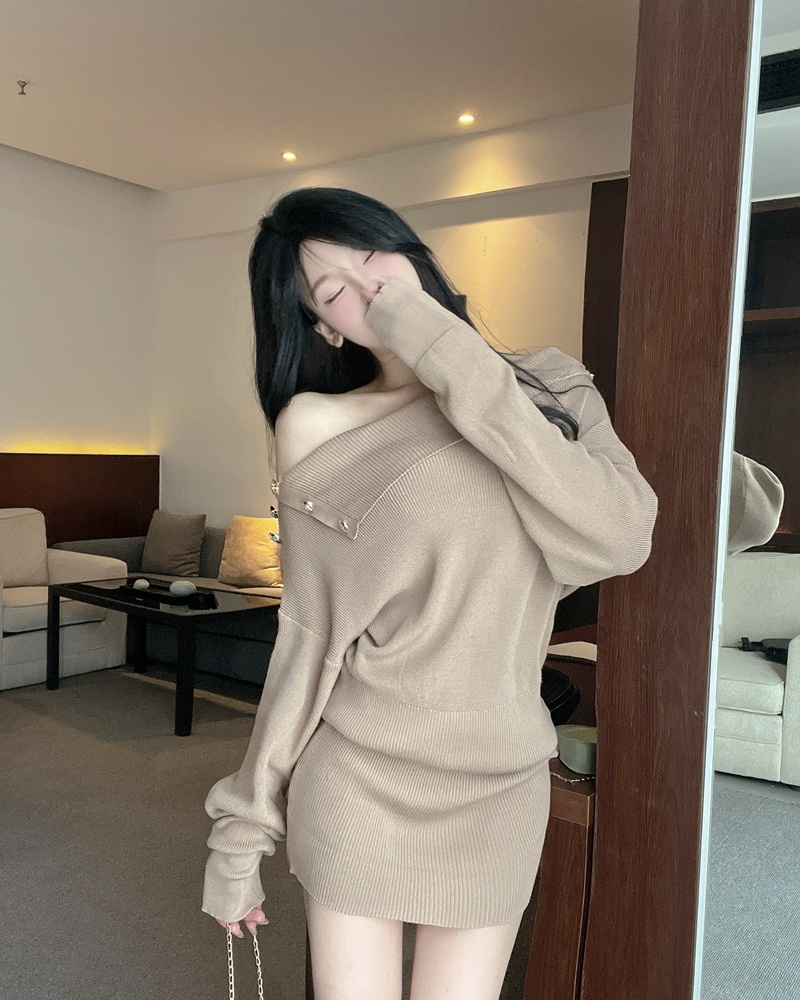 Autumn and winter bottoming shirt knitted sweater for women