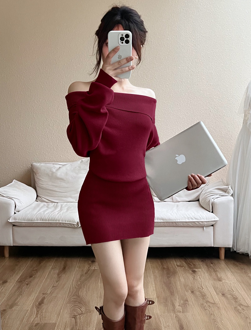 Autumn and winter bottoming shirt knitted sweater for women