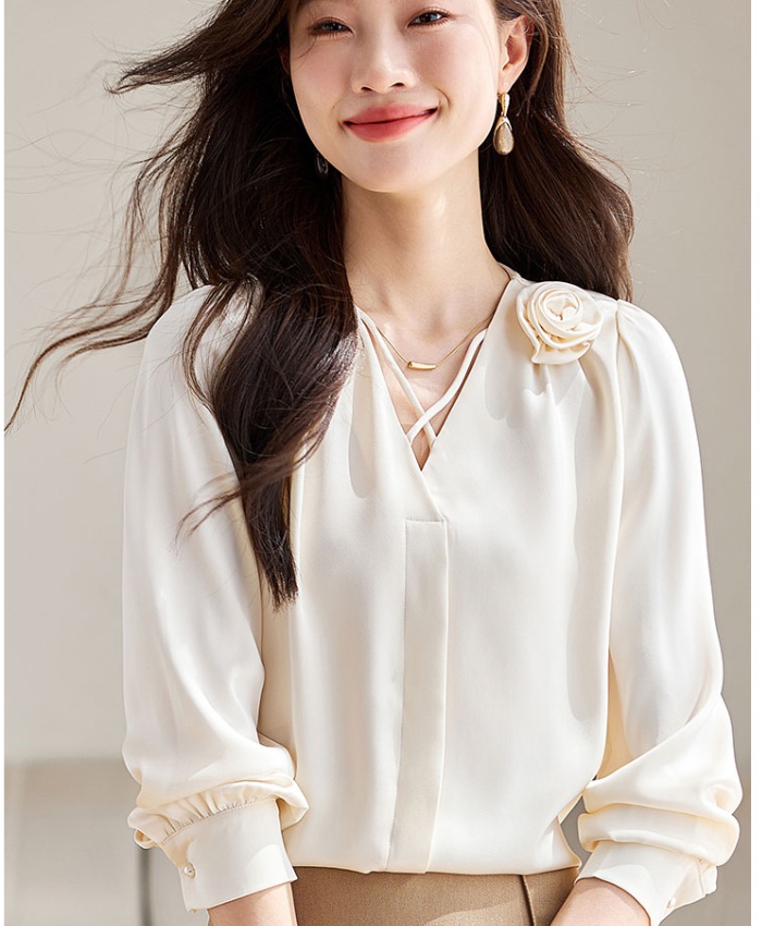 Long sleeve France style small shirt Western style shirt