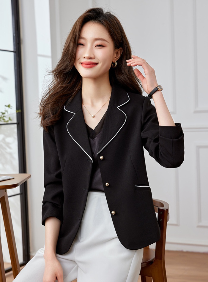 Korean style thin tops autumn Casual jacket for women