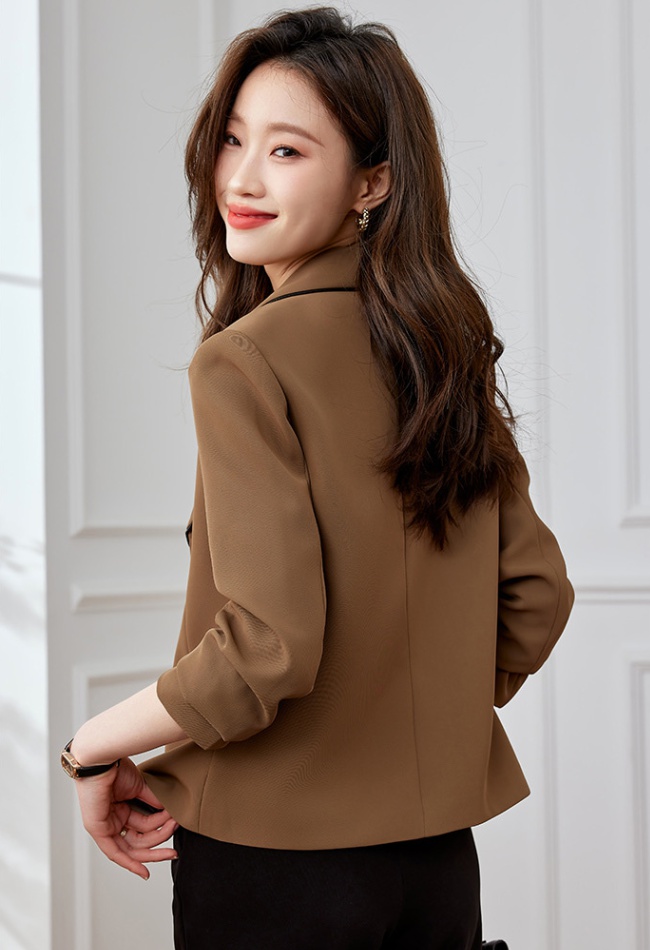 Korean style thin tops autumn Casual jacket for women