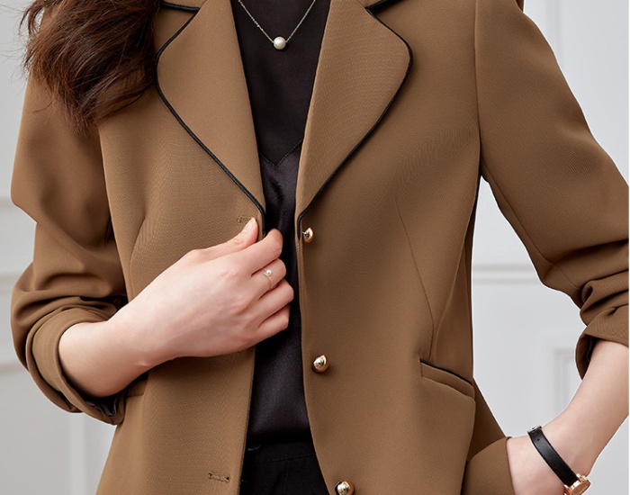 Korean style thin tops autumn Casual jacket for women