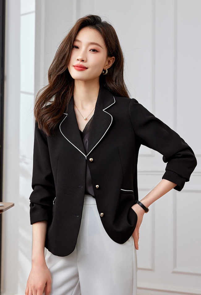 Korean style thin tops autumn Casual jacket for women