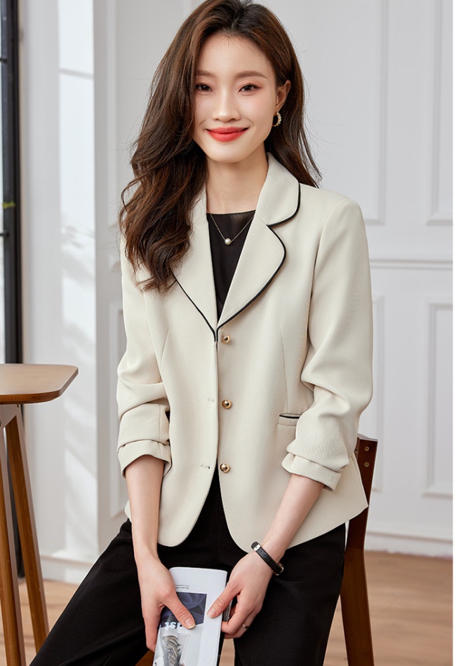 Korean style thin tops autumn Casual jacket for women