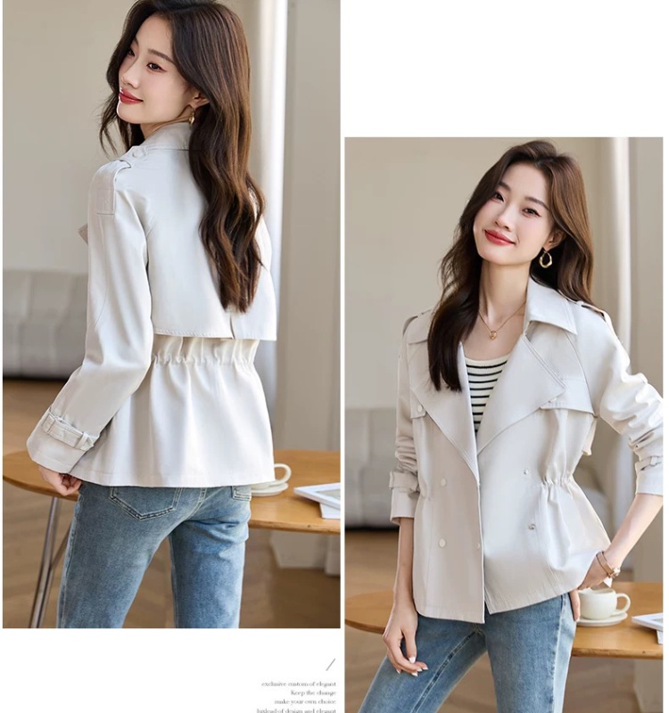 Spring and autumn short overcoat small fellow coat for women