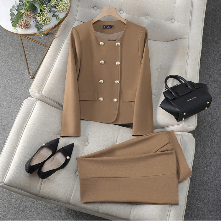 Long sleeve coat overalls suit pants a set