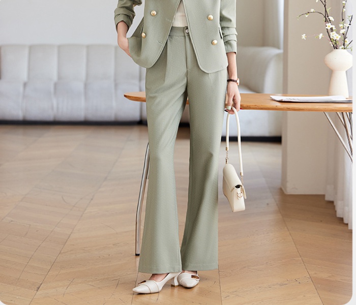 Long sleeve coat overalls suit pants a set