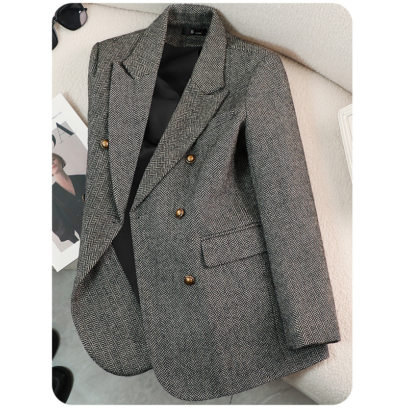 Profession overalls business suit long sleeve coat for women