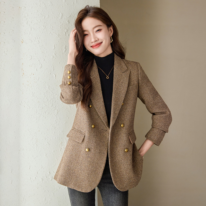 Profession overalls business suit long sleeve coat for women