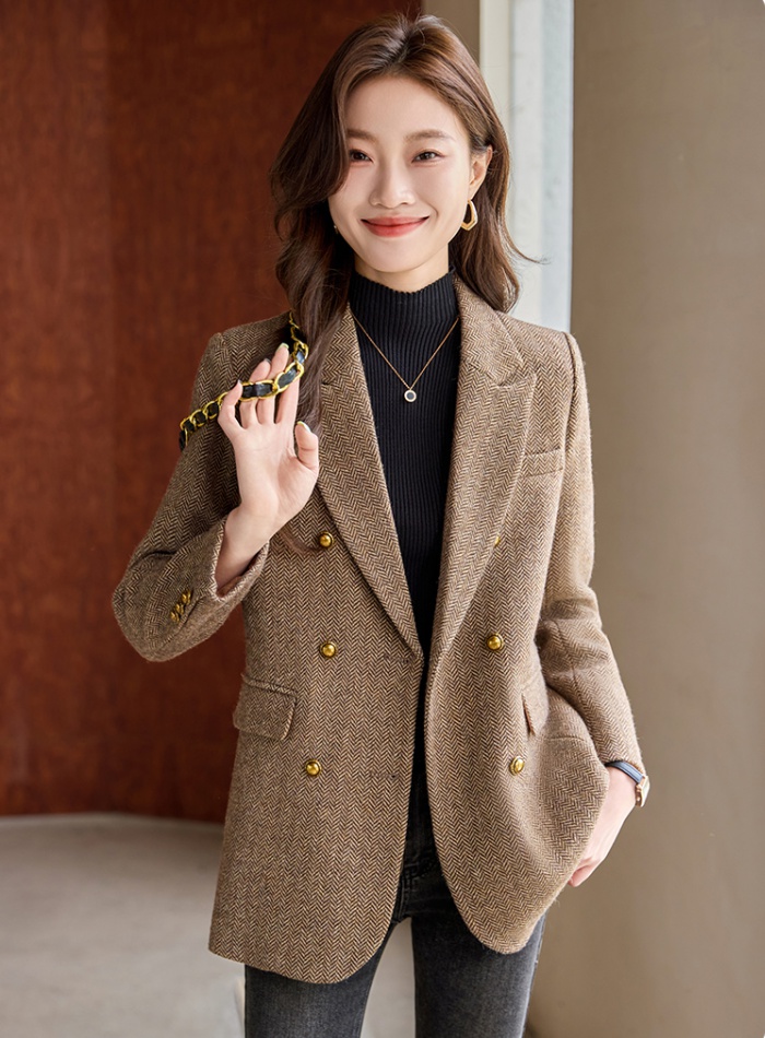 Profession overalls business suit long sleeve coat for women