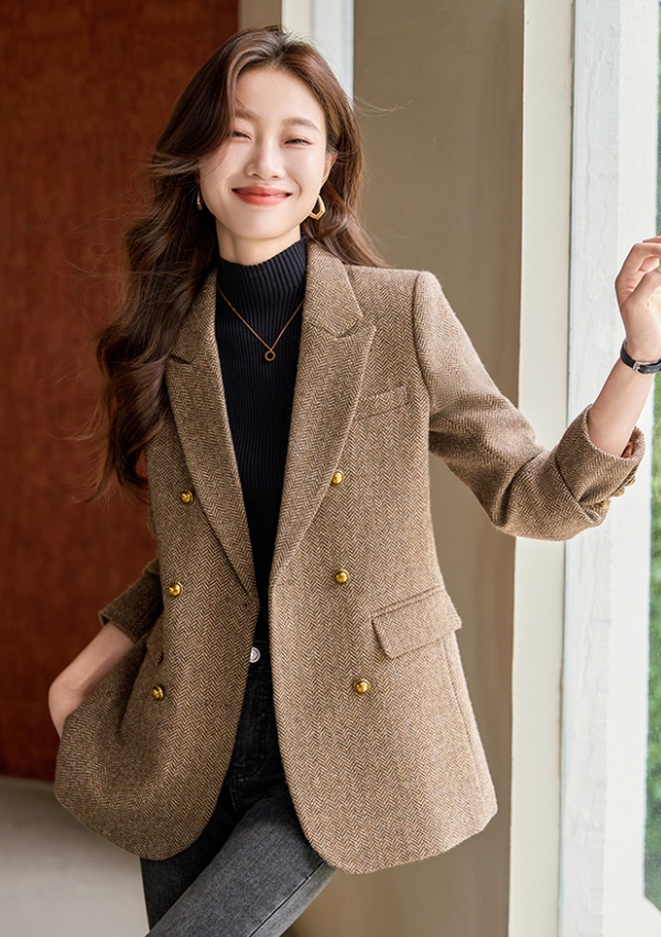 Profession overalls business suit long sleeve coat for women