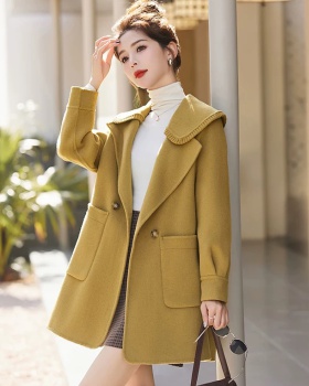 All-match woolen coat spring and autumn coat for women