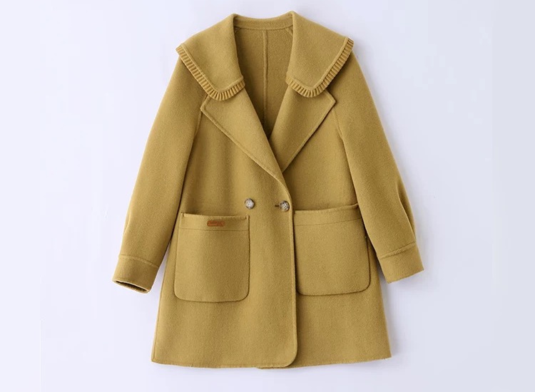 All-match woolen coat spring and autumn coat for women