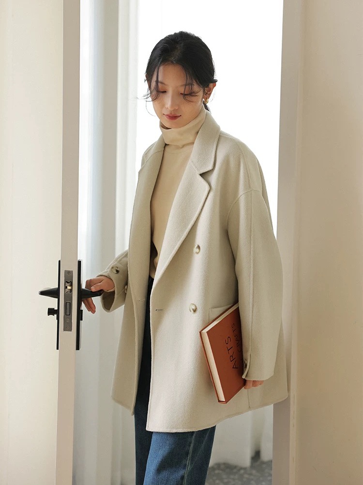 Woolen Casual business suit autumn and winter woolen coat