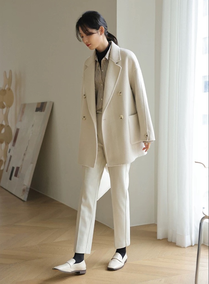 Woolen Casual business suit autumn and winter woolen coat