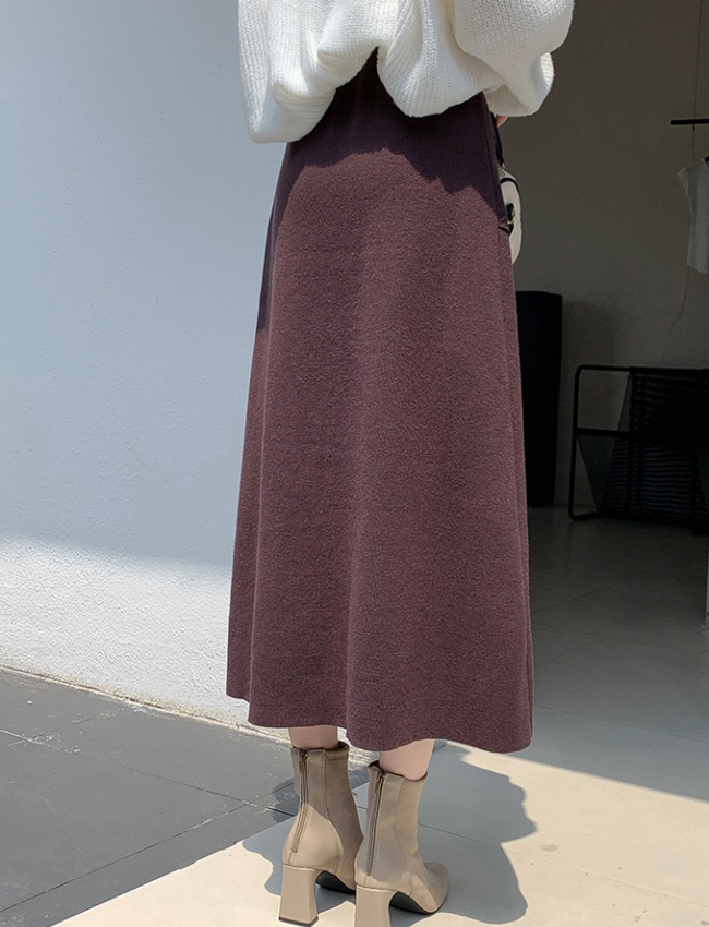 High waist irregular A-line pleated skirt for women