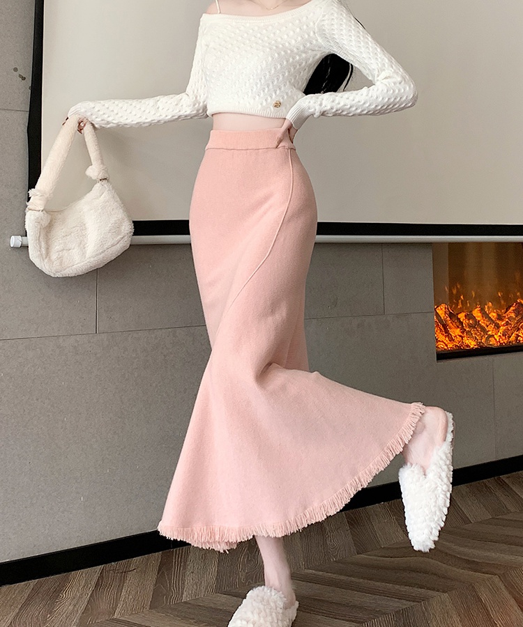 Mermaid skirt autumn and winter long skirt for women