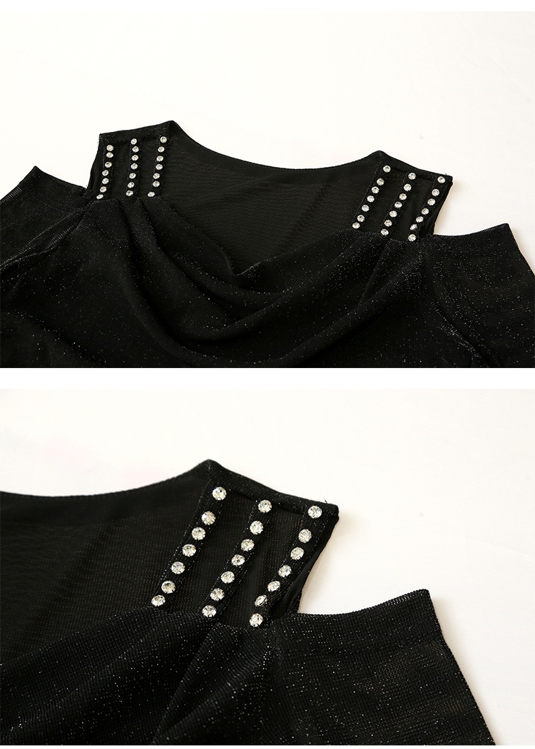 Fashion strapless bottoming shirt Western style slim tops