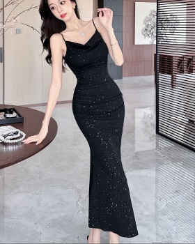 Bottoming mermaid long dress temperament dress