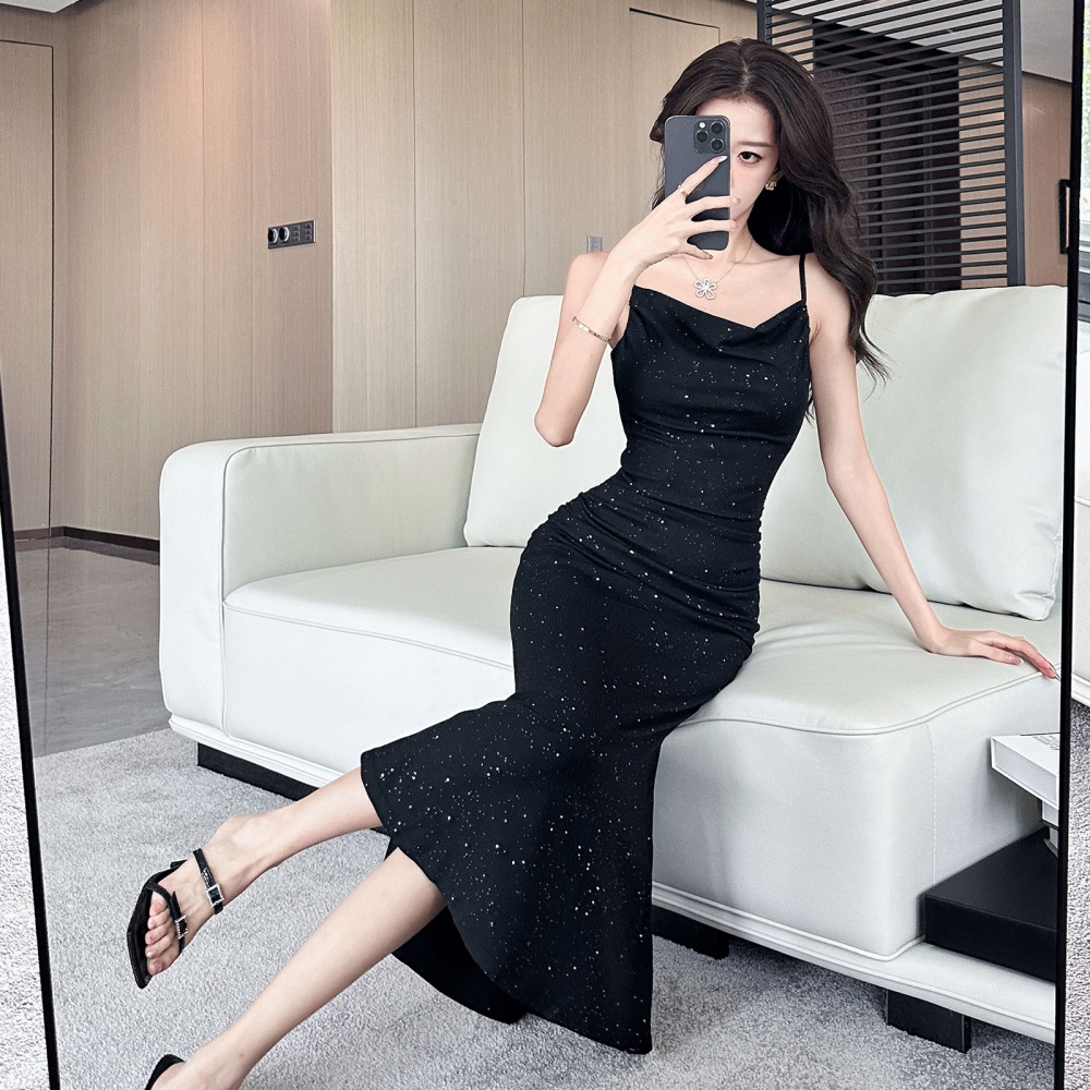 Bottoming mermaid long dress temperament dress