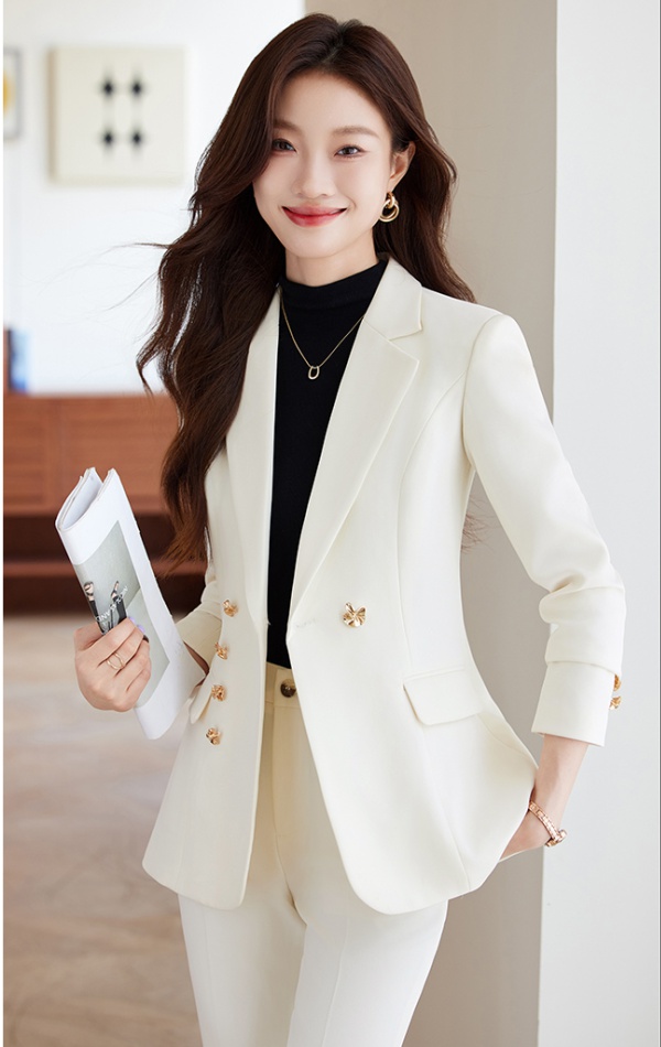 Long sleeve coat profession business suit a set for women