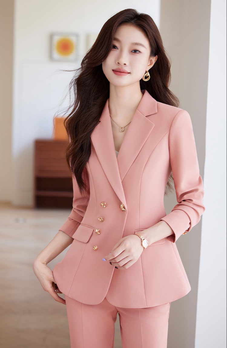 Long sleeve coat profession business suit a set for women