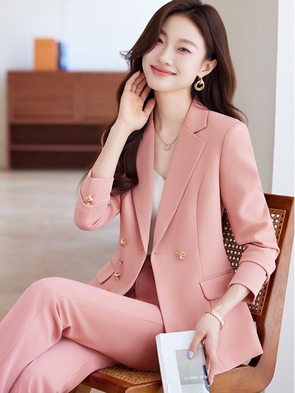 Long sleeve coat profession business suit a set for women