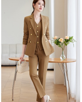 Profession business suit waistcoat 3pcs set for women