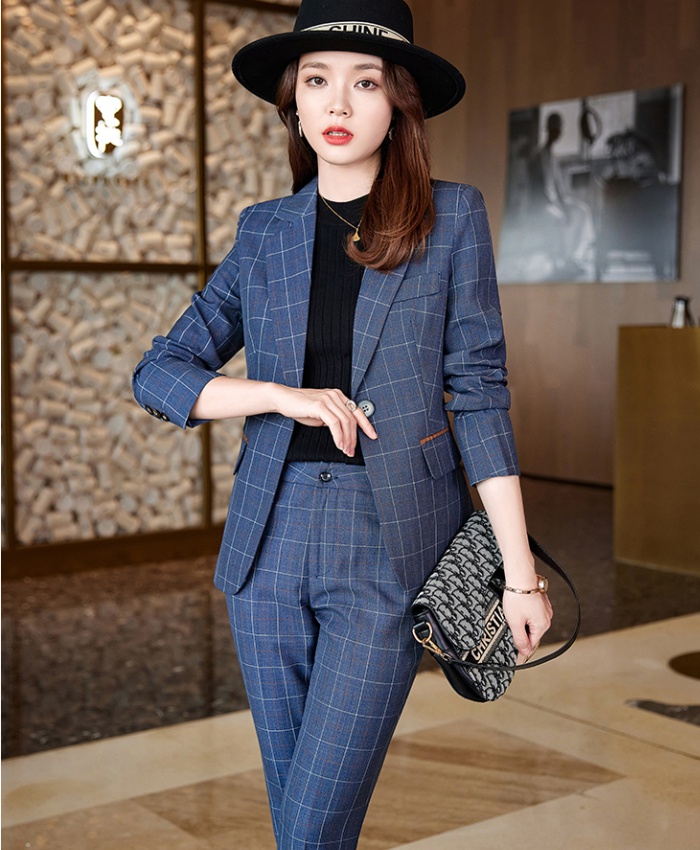 Long sleeve business suit suit pants a set for women