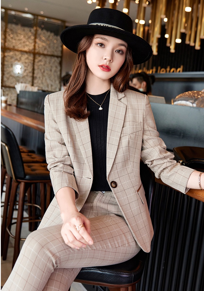 Long sleeve business suit suit pants a set for women