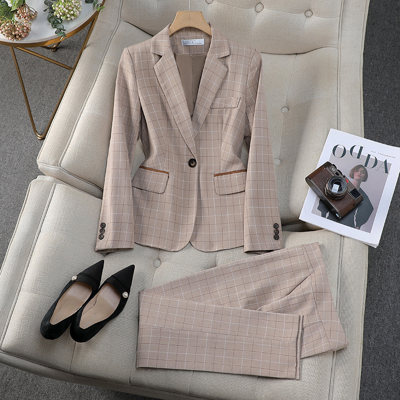 Long sleeve business suit suit pants a set for women