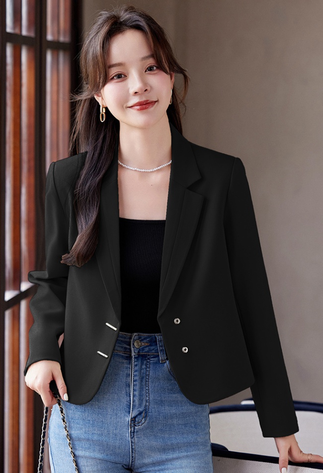 Long sleeve coat overalls business suit for women