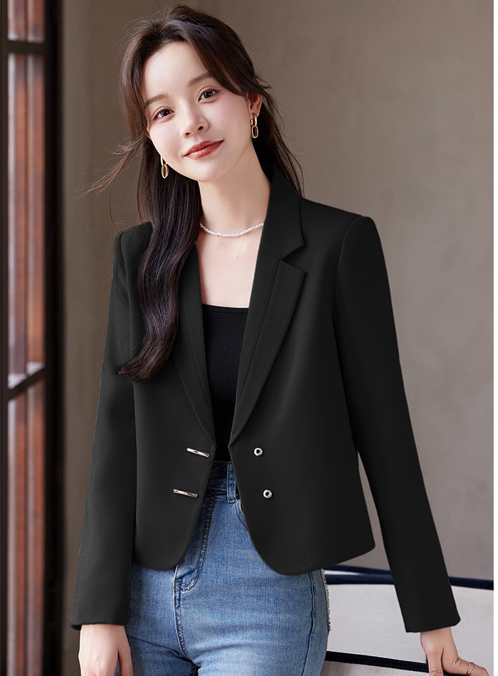 Long sleeve coat overalls business suit for women