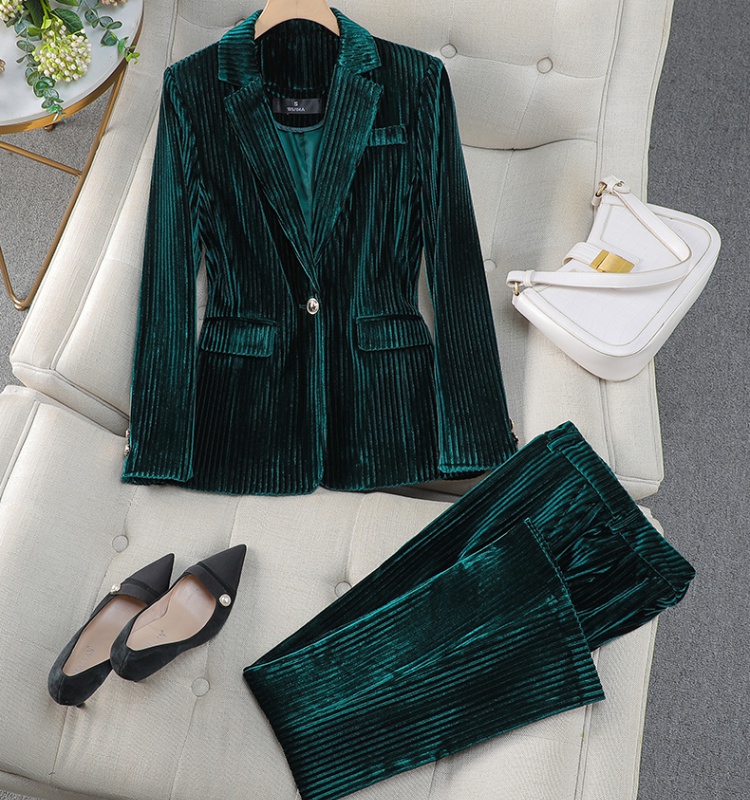 Overalls suit pants profession business suit a set for women