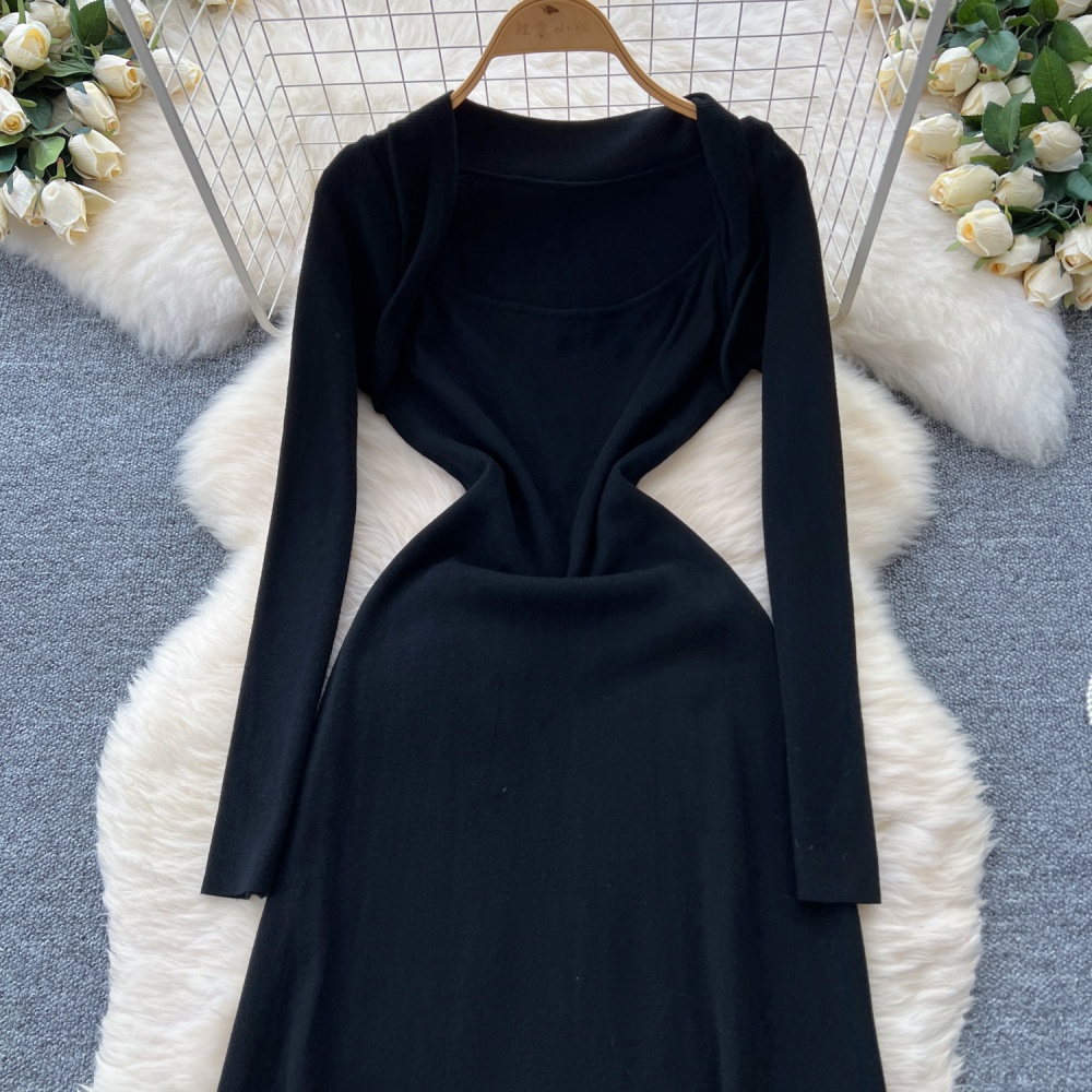 Inside the ride dress knitted sweater dress