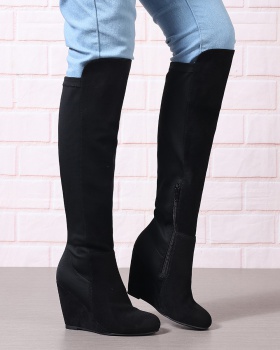 Round exceed knee thigh boots autumn and winter boots