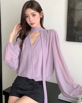 Halter small sling purple tops