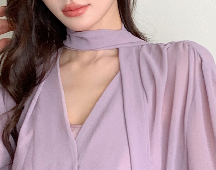 Halter small sling purple tops