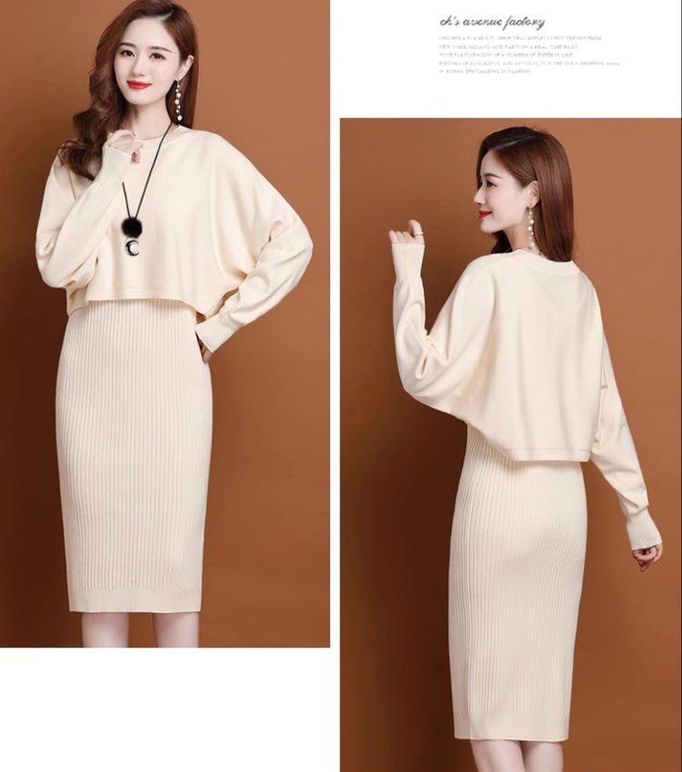 Short high elasticity shirts loose sleeveless cloak 2pcs set