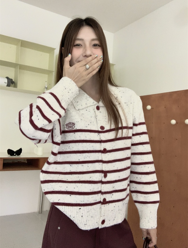 Pullover mixed colors autumn and winter sweater