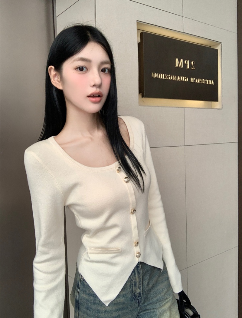 Knitted slim bottoming shirt autumn and winter sweater