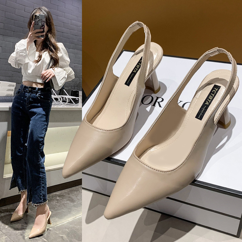 Spring and summer high-heeled shoes sandals for women