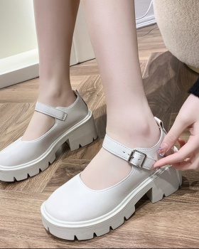 Spring shoes college style leather shoes for women