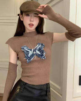 Butterfly spicegirl tops slim sweater for women