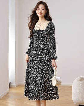 Beautiful autumn dress France style long dress for women