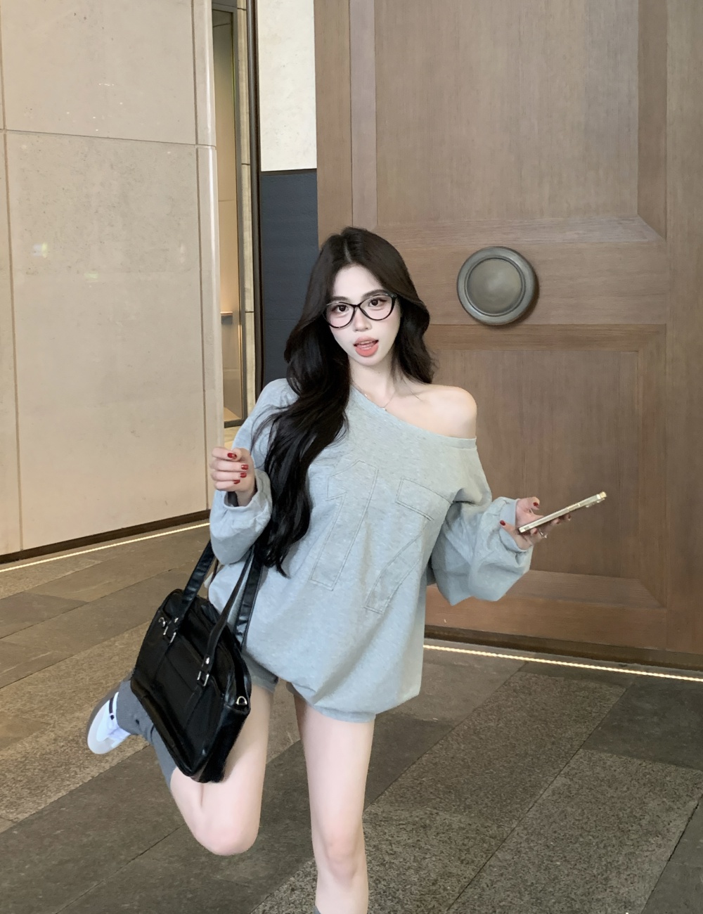 Casual shorts hoodie 2pcs set for women