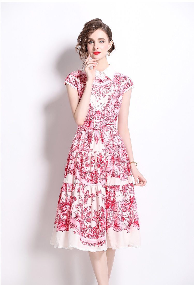 Lace temperament ladies butterfly fashion dress