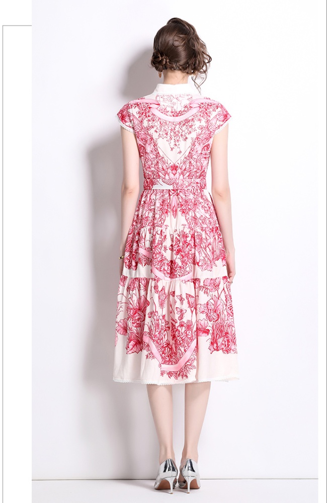 Lace temperament ladies butterfly fashion dress